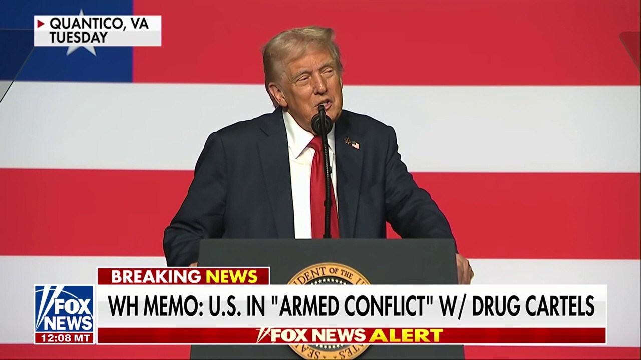 White House announces formal 'armed conflict' with drug cartels