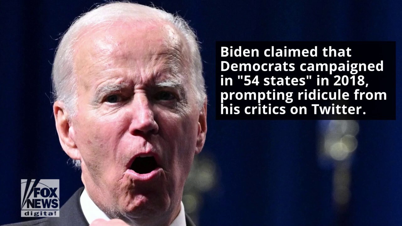 Biden mocked for claiming there are ’54 states’