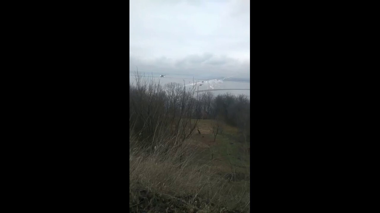 Choppers and shelling on the edge of Kyiv