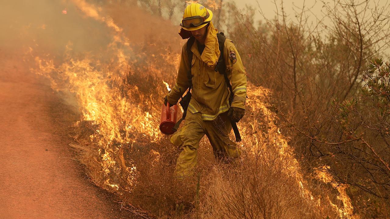 California firefighters work overtime battling wildfires