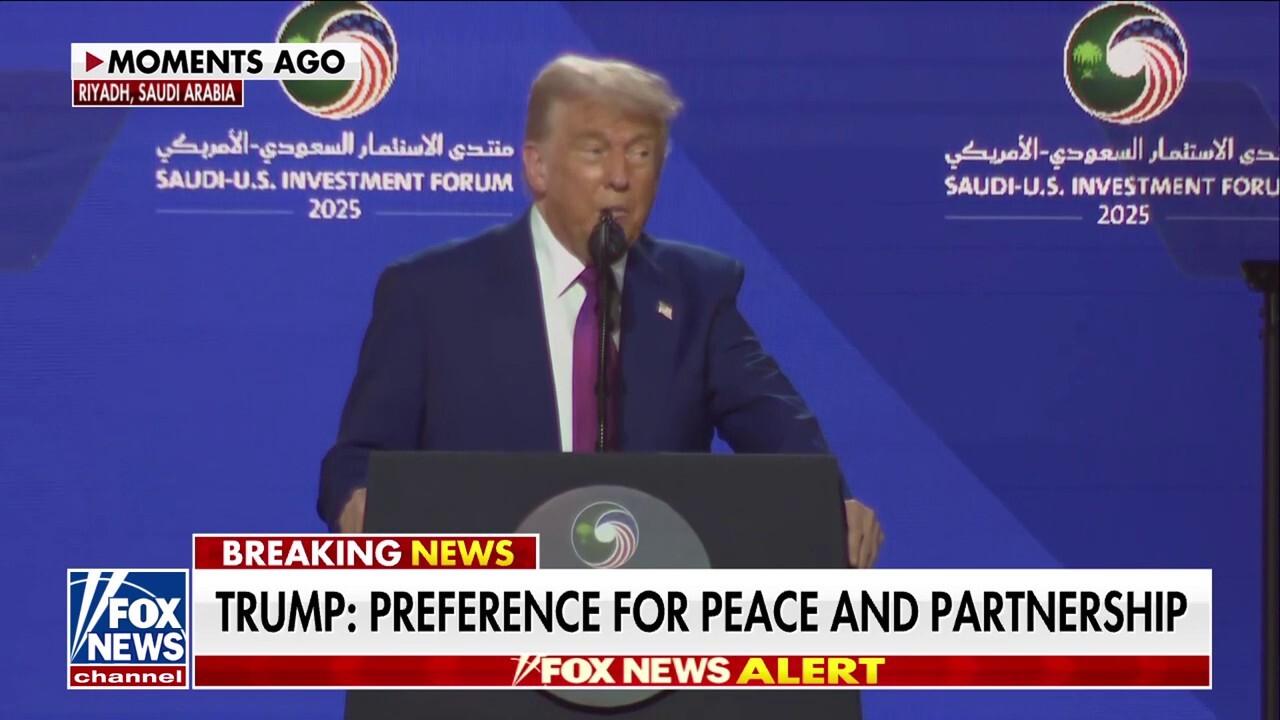 Trump highlights peace, prosperity during business-focused trip to Saudi Arabia
