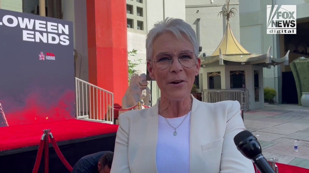 Jamie Lee Curtis on getting her hand and footprints in cement