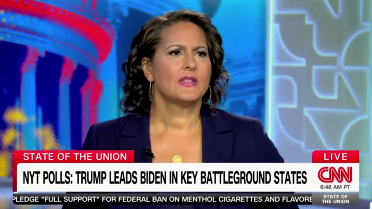 CNN panel sounds alarm on new poll showing Biden behind Trump in ...