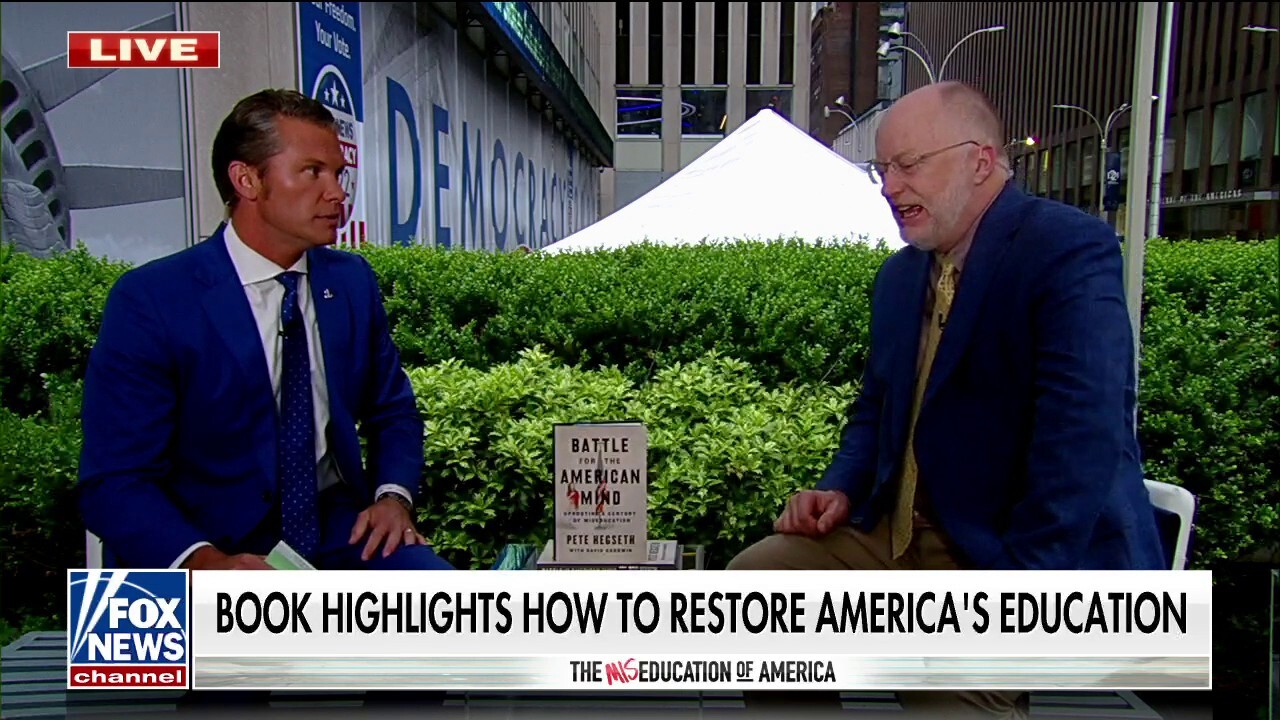 Hegseth's book 'Battle for the American Mind' details 'destruction' of education in US