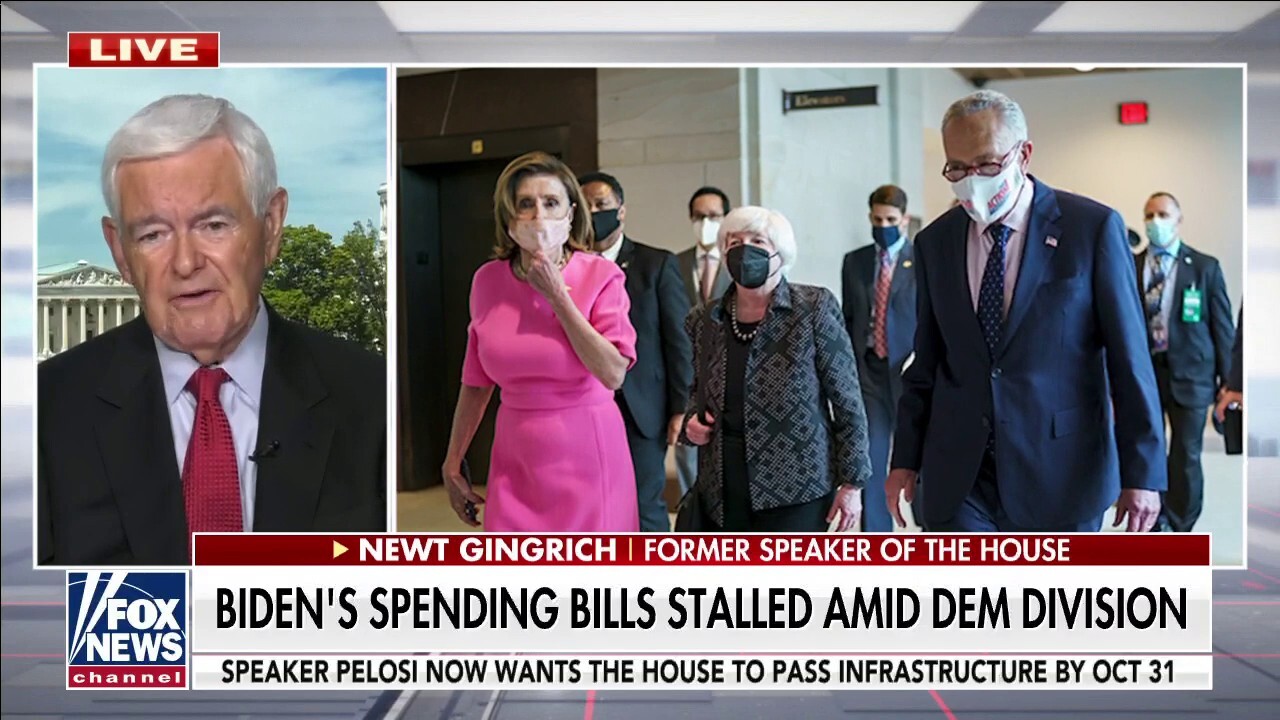 Democrats 'determined to hold infrastructure bill hostage': Newt Gingrich