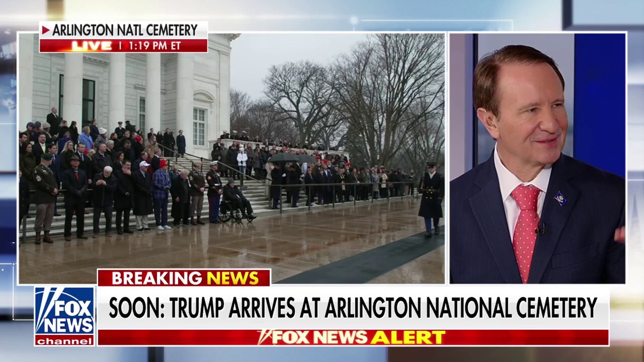 Louisiana Gov. Jeff Landry explains flying MAGA flag before Trump inauguration