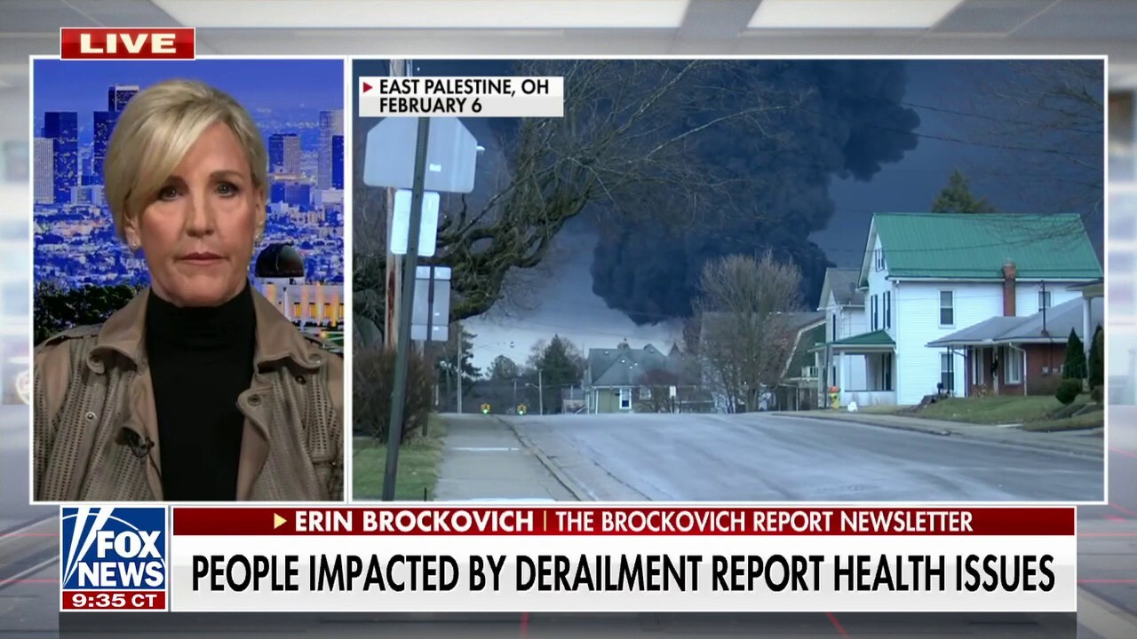Erin Brockovich: I’ve never seen anything like the Ohio train derailment