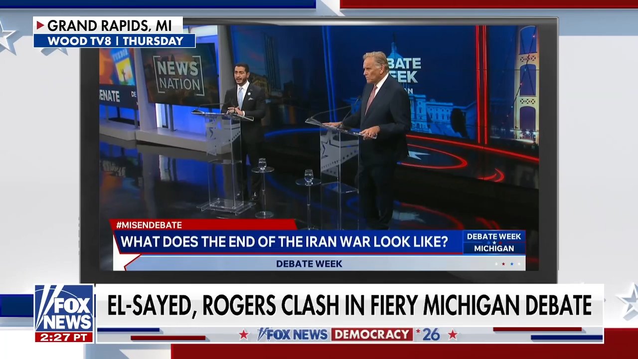 El-Sayed, Rogers clash in fiery Michigan Senate debate