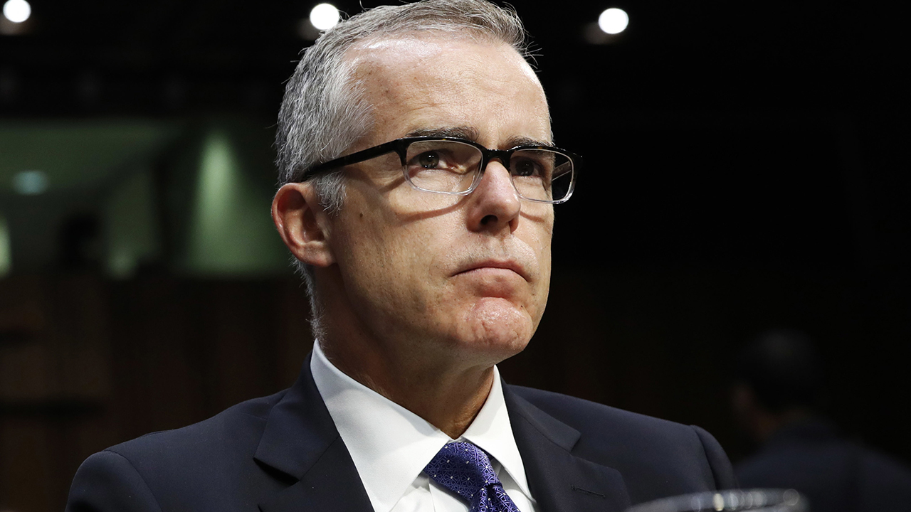 Justice Department Wont Pursue Charges Against Andrew Mccabe Fox News Video 
