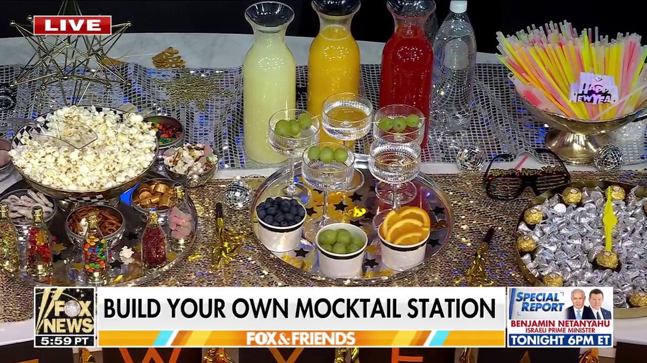 Lifestyle expert Limor Suss shares easy at home ways to make New Year’s Eve feel festive, from a grazing table and mocktail bar to kid friendly midnight fun.