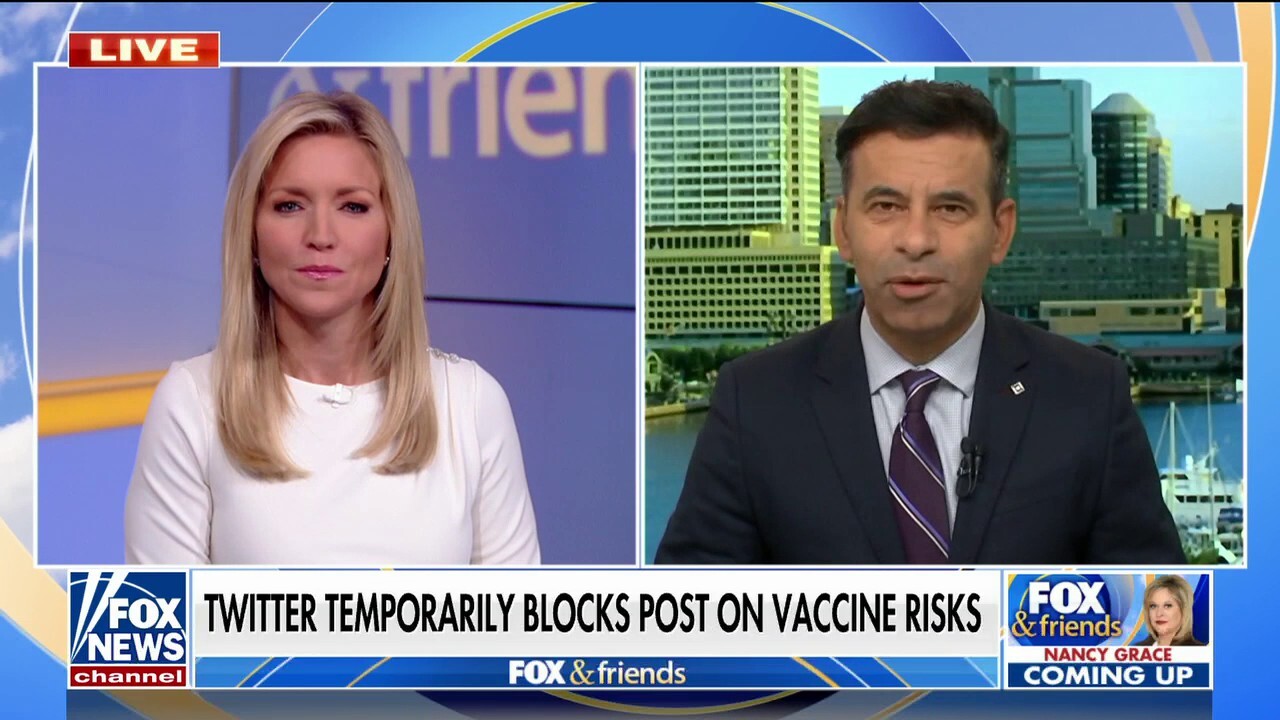 Twitter temporarily blocks post on possible vaccine risks