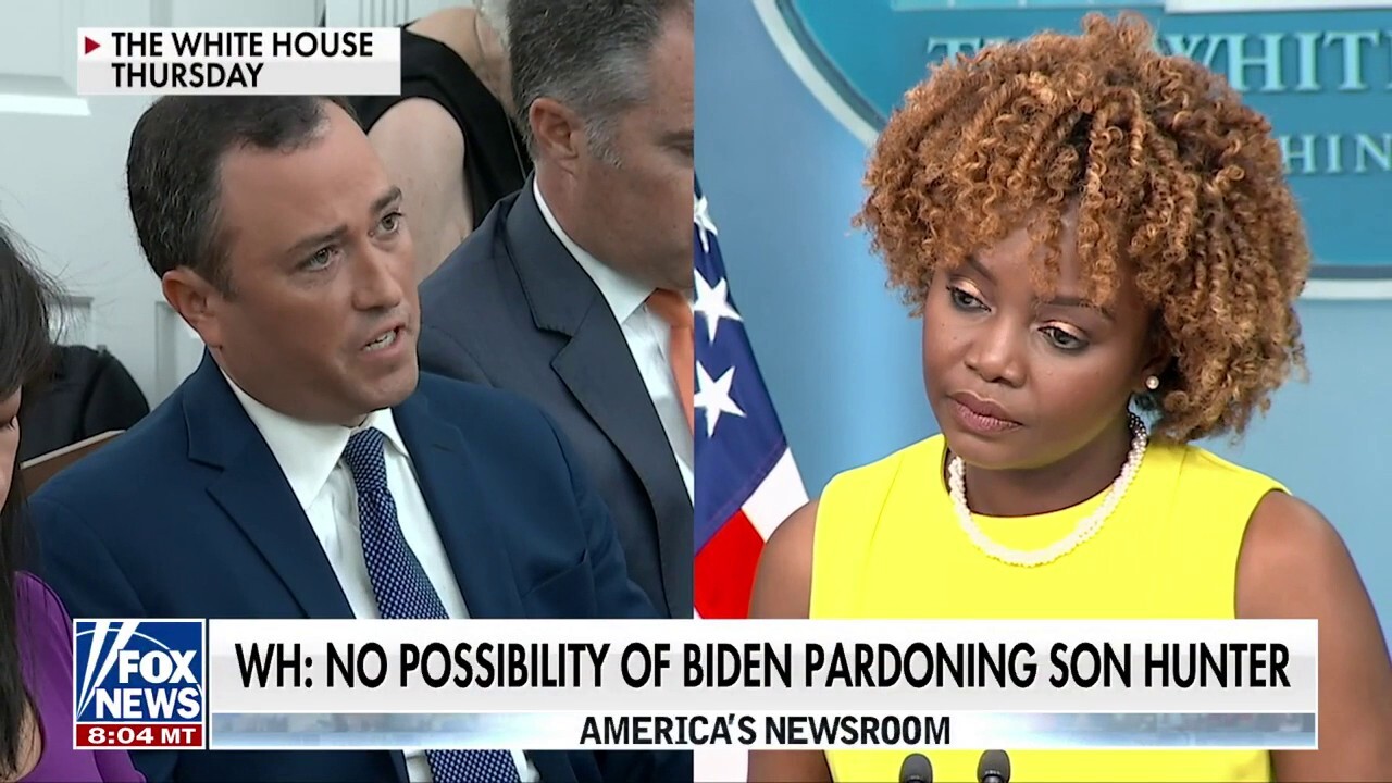 White House says 'no' possibility President Biden will pardon his son Hunter