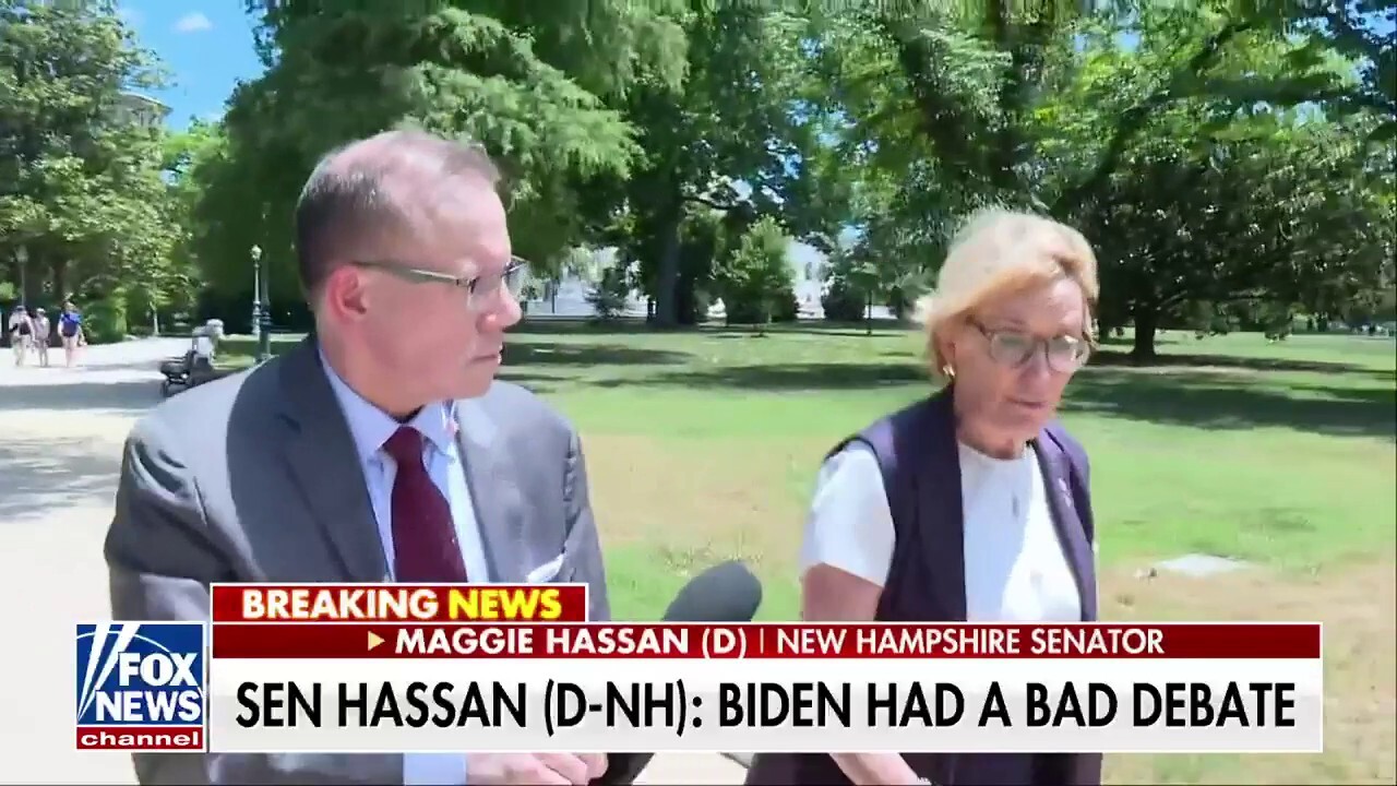Chad Pergram presses Sen. Maggie Hassan about calls for Biden to exit race