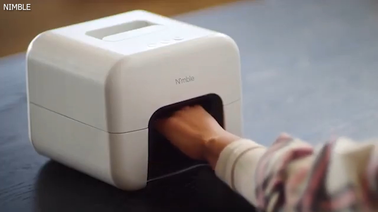Nimble is a robot who can give a manicure