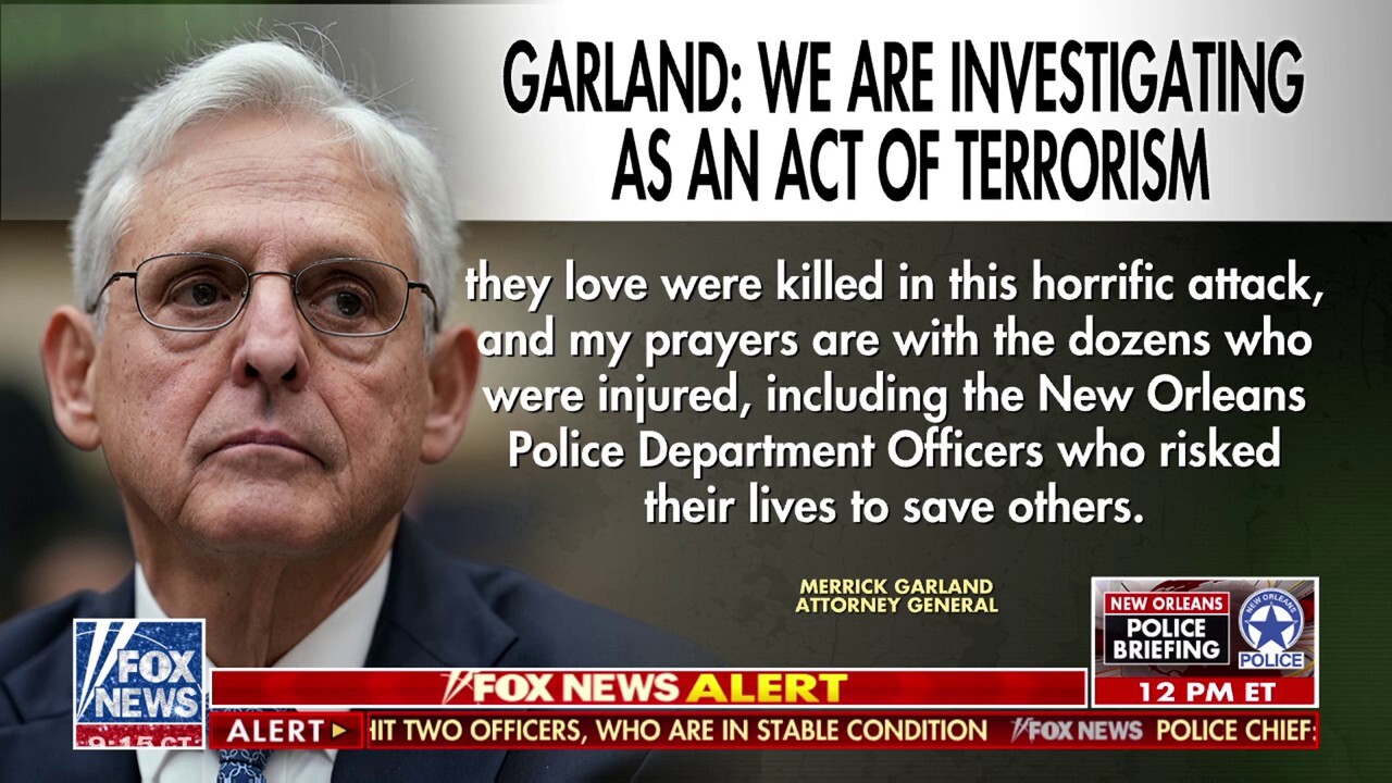 Attorney General Merrick Garland addresses tragedy in New Orleans: 'My heart is broken'