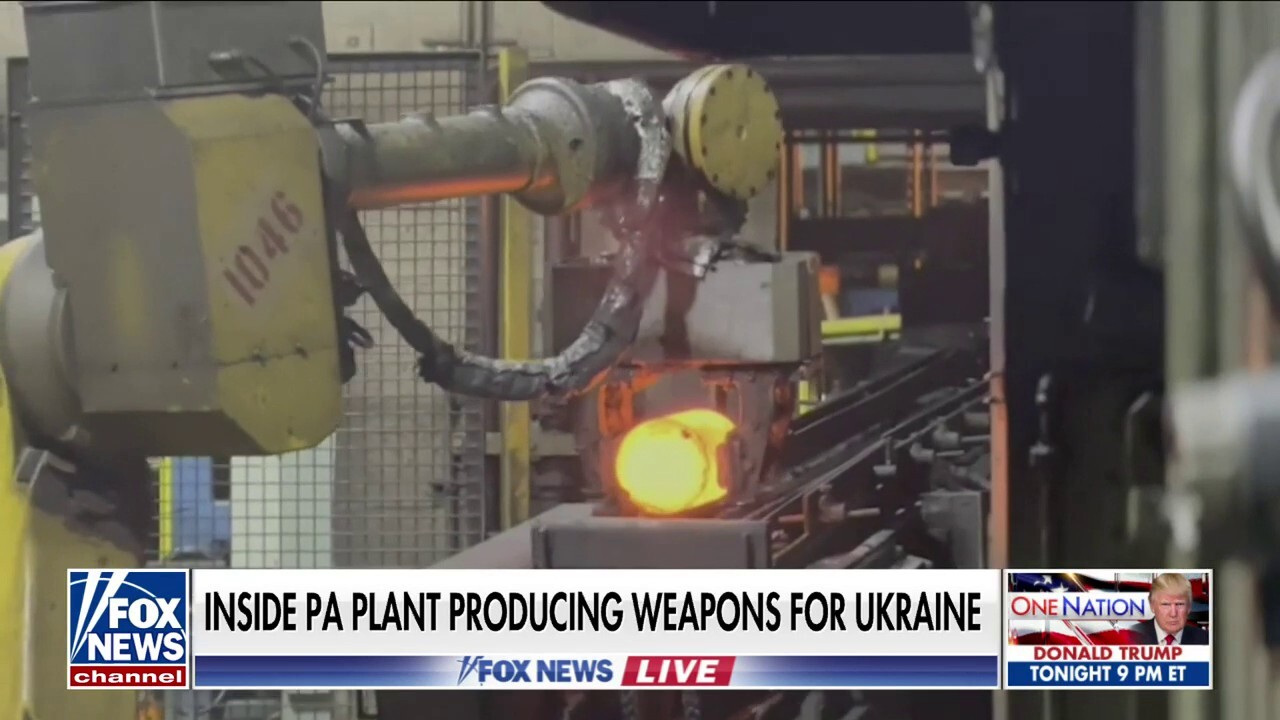 Pennsylvania plant producing weapons for Ukraine in war against Russia