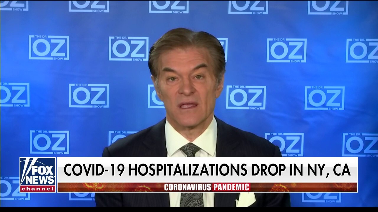 Dr. Oz on COVID-19 hospitalization rates dropping in NY