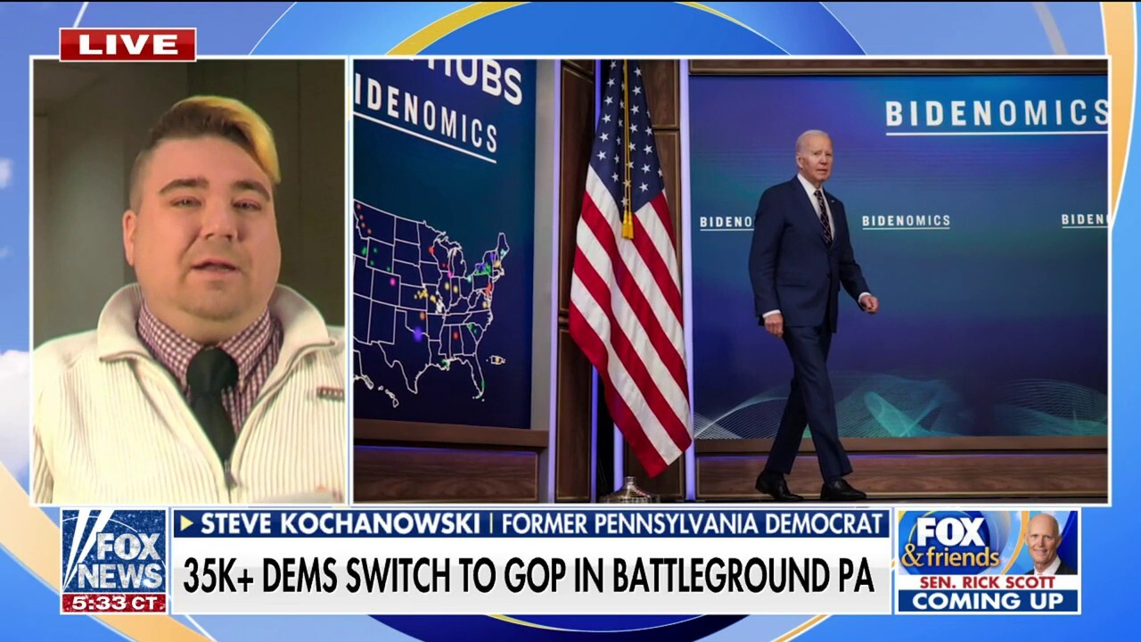 Former Pennsylvania Democrat on why he became a Republican: Not 'the Joe Biden that I voted for'