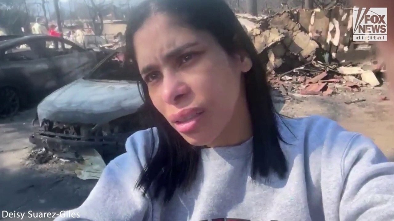 California mom recalls harrowing escape, devastation from wildfire