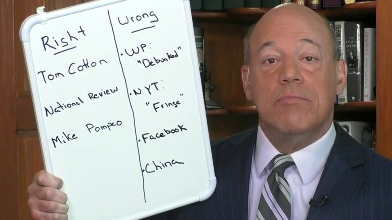 Ari Fleischer on Wuhan lab theory: 'They think if it derives from the right, it must be wrong'