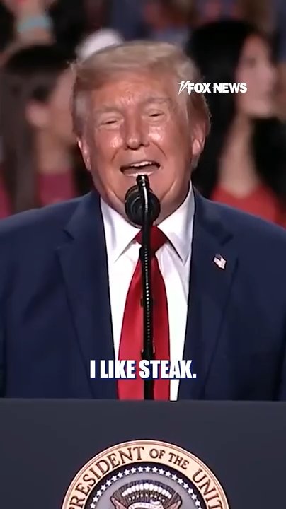 Trump says Melania corrected his pronunciation of 'vegan'