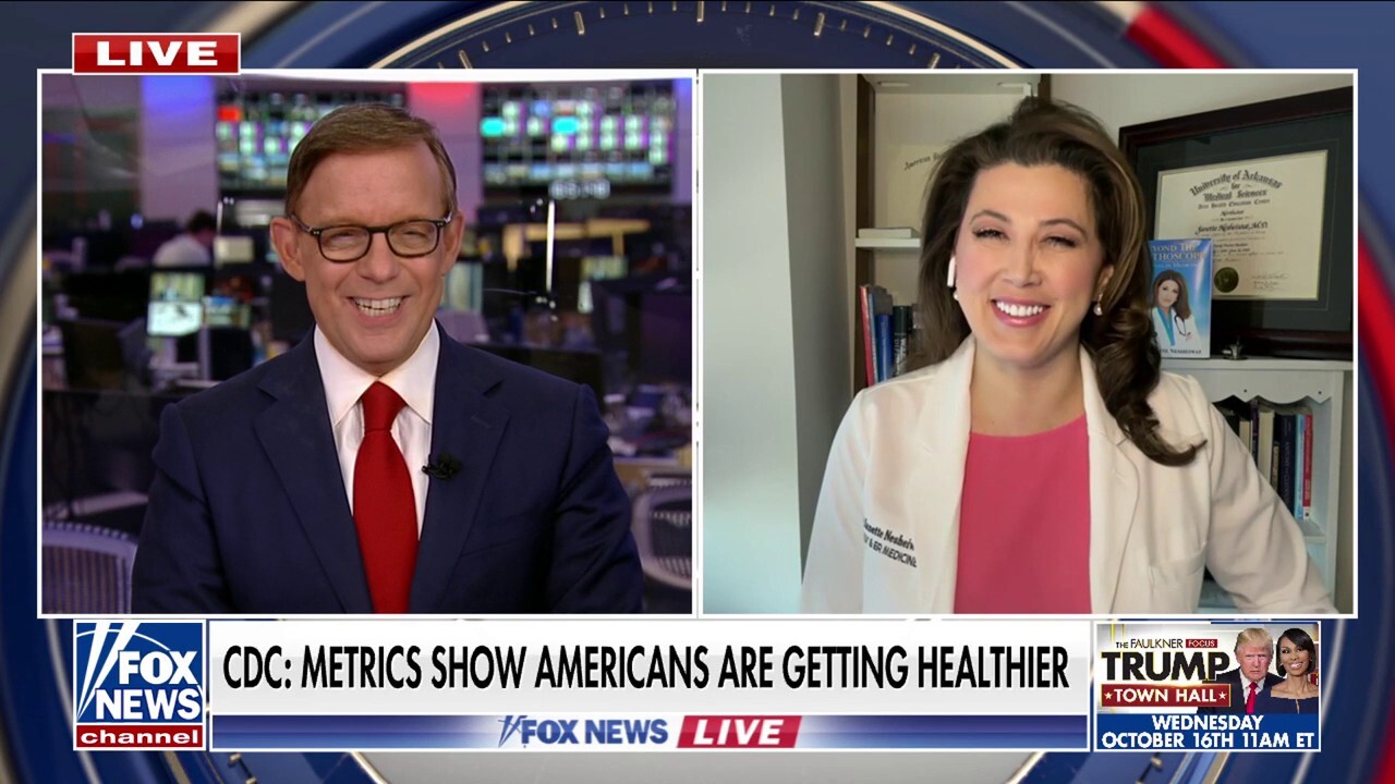 Fox News contributor Dr. Janette Nesheiwat discusses metrics that show Americans are getting healthier on 'Fox News Live.'
