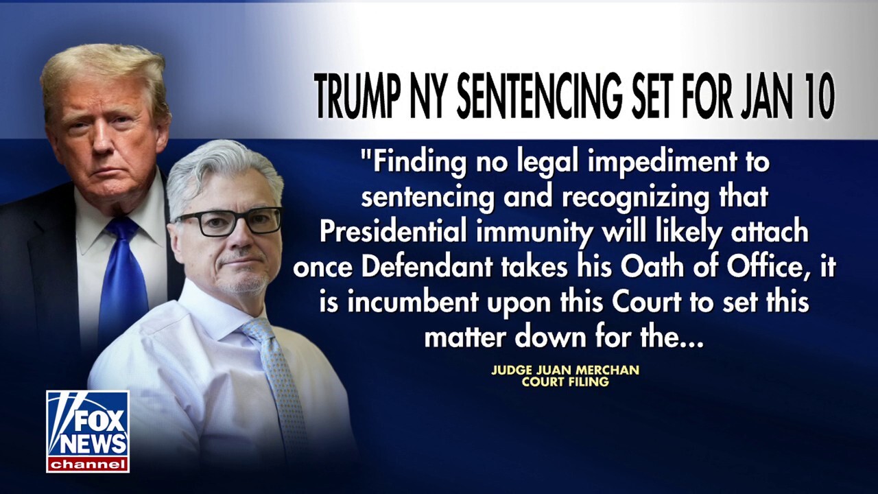 NY judge announces unconditional discharge sentencing for Trump on Jan 10 