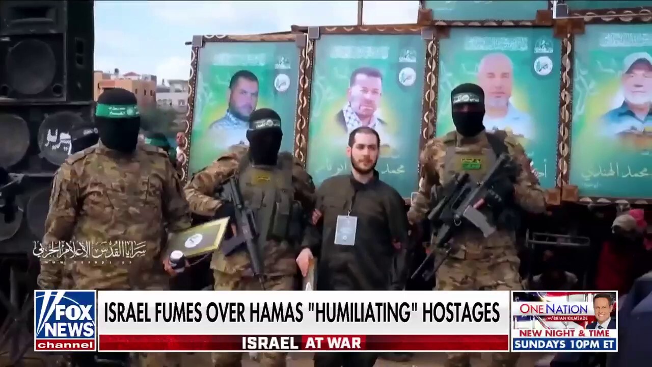 Israel delays Palestinian prisoner release over Hamas' 'humiliating' hostage ceremony