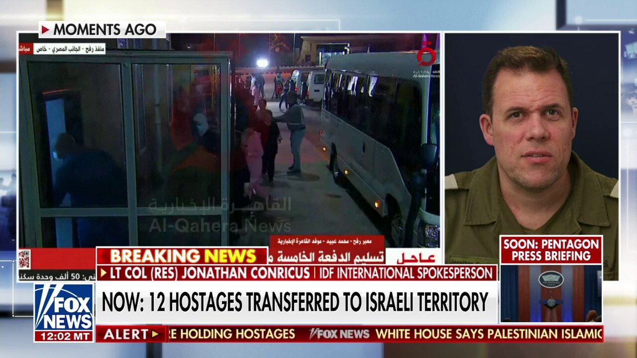  Lt. Col. Jonathan Conricus: Each hostage reunited with family is beautiful