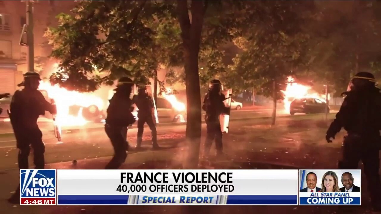  Riots break out in France after police kill teen