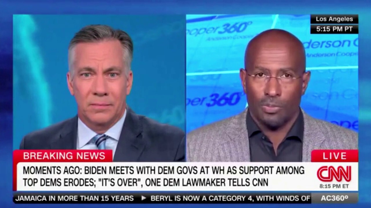 Van Jones says that Democrats are in 'full scale panic' to replace Biden before election