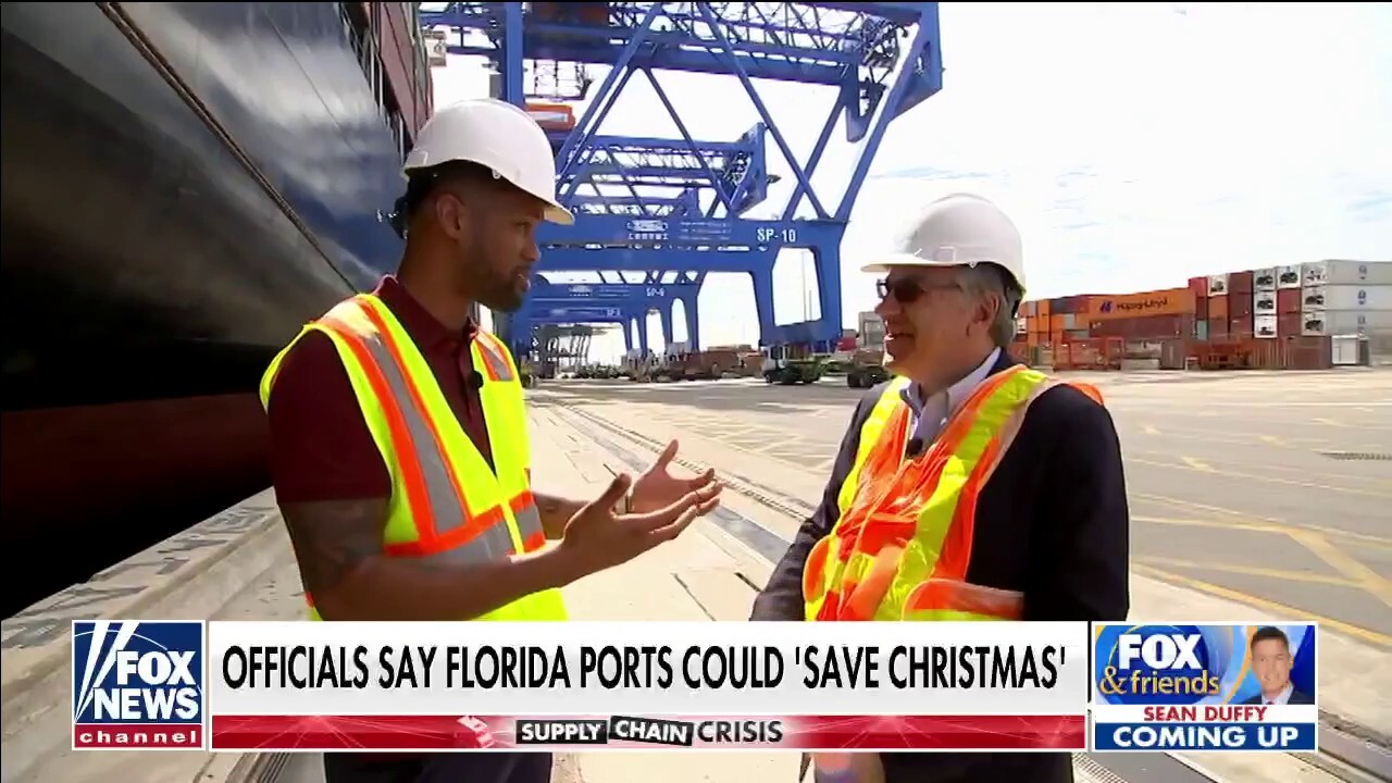 Lawrence Jones visits Florida’s Port Everglades amid supply chain crisis 