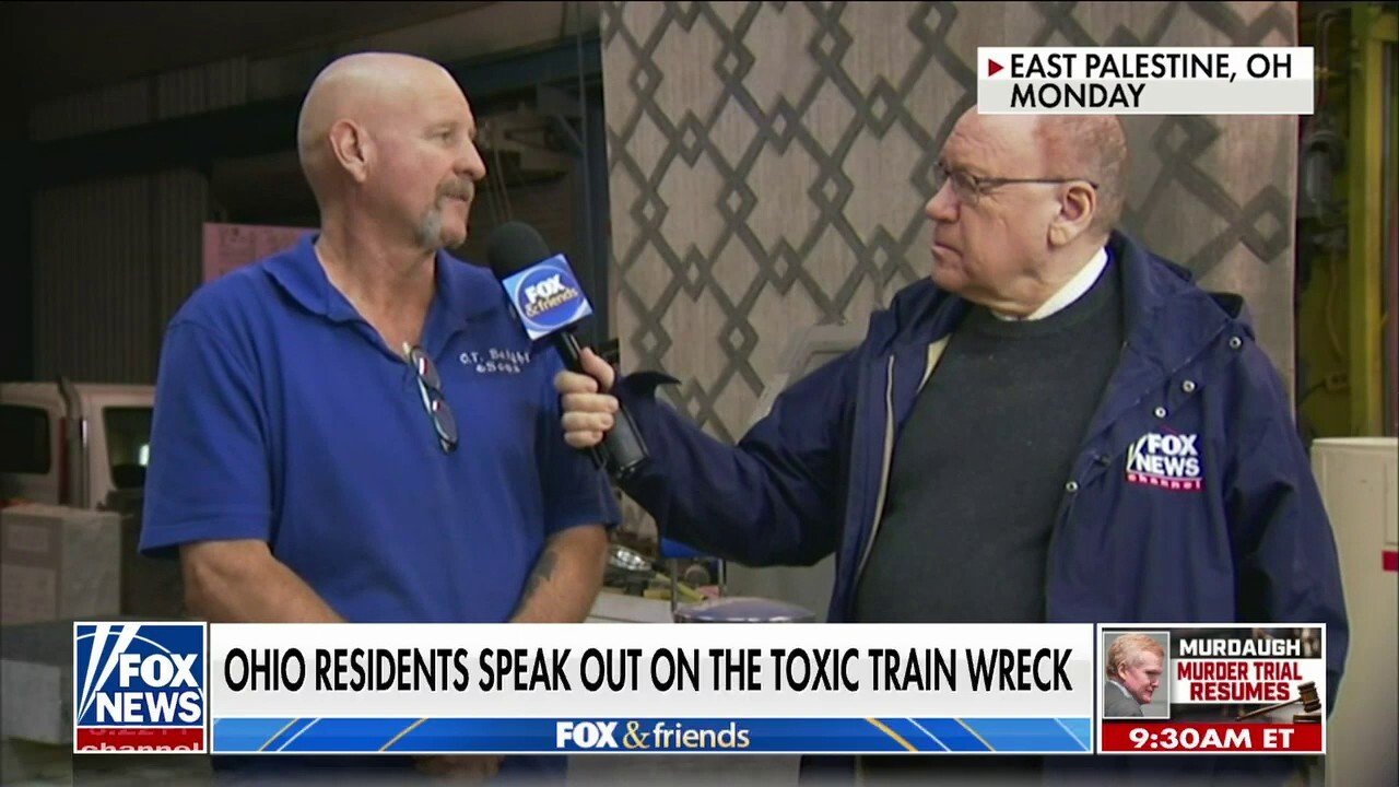 Ohio residents reporting symptoms after toxic train derailment