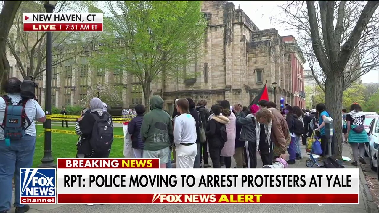 'Fox & Friends' co-hosts share details on the protests at Yale and UNC Chapel Hill after Columbia University demonstrators smashed windows and broke into a building overnight