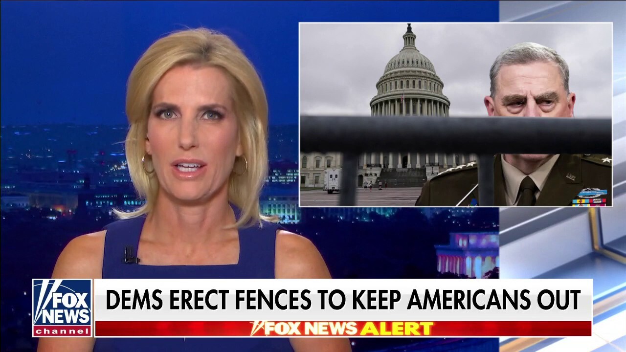 Ingraham: Dems erect fences to keep Americans out