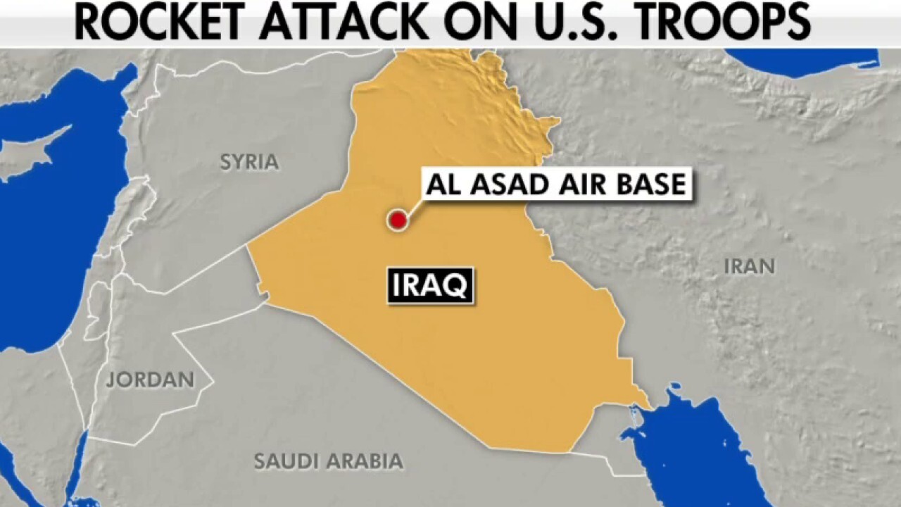 US troops in Iraq targeted in rocket attack 