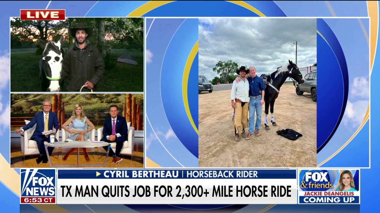 Texas man quits job to ride horse from Austin to Seattle 