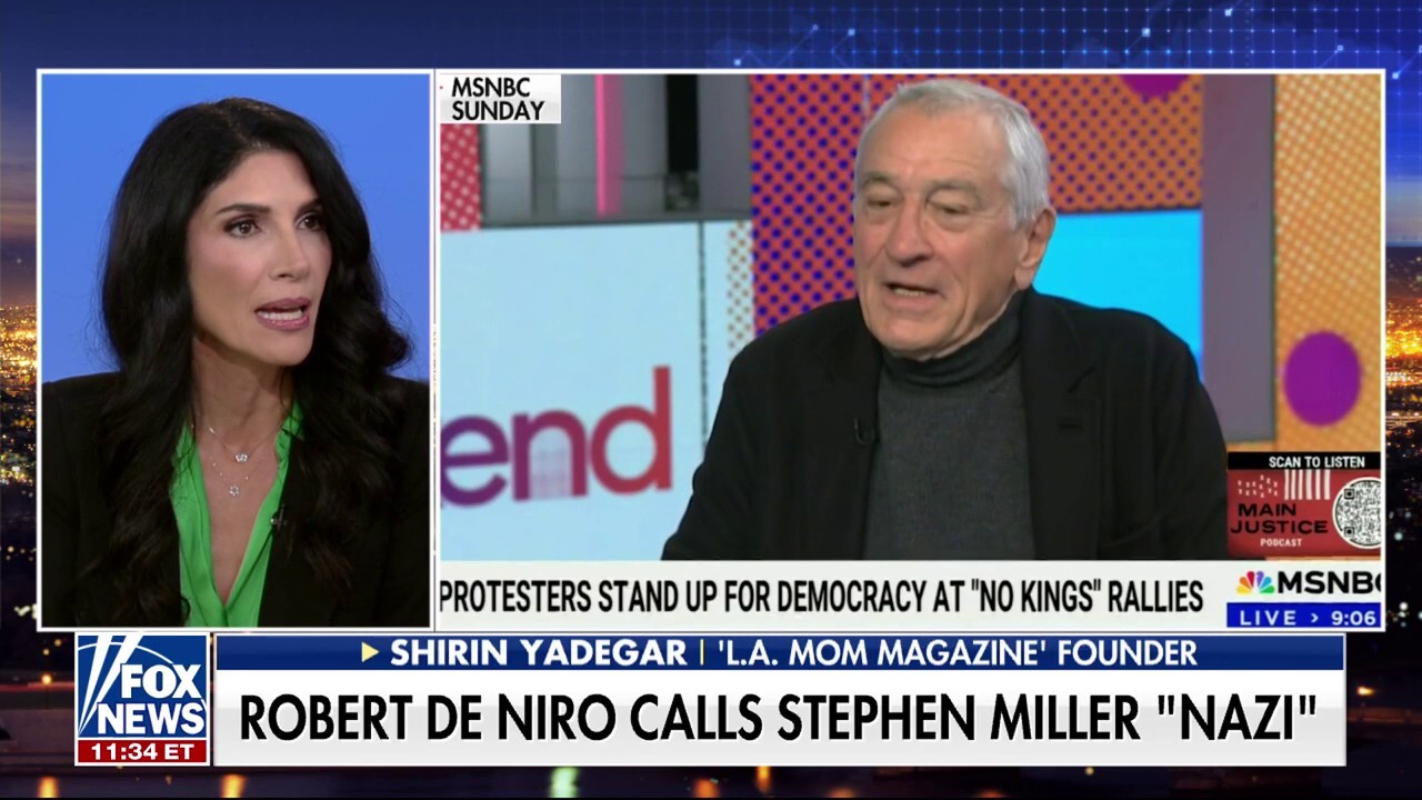 Robert De Niro has no place speaking on the world political stage: LA Mom Magazine creator