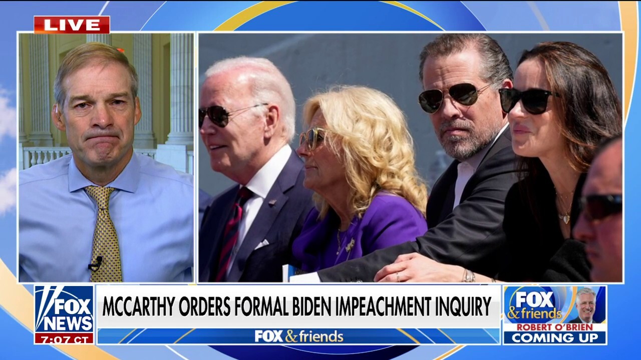 Jim Jordan: Biden actually did what they impeached Trump for 