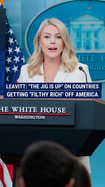  "The jig is up" connected  countries getting "filthy rich" disconnected  America