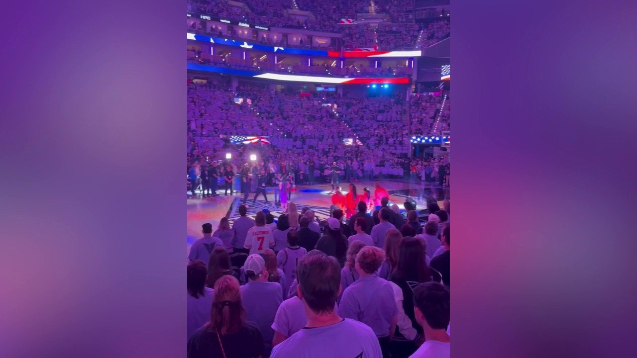 Dream, Valkyries leave court before national anthem at WNBA Finals Game 1