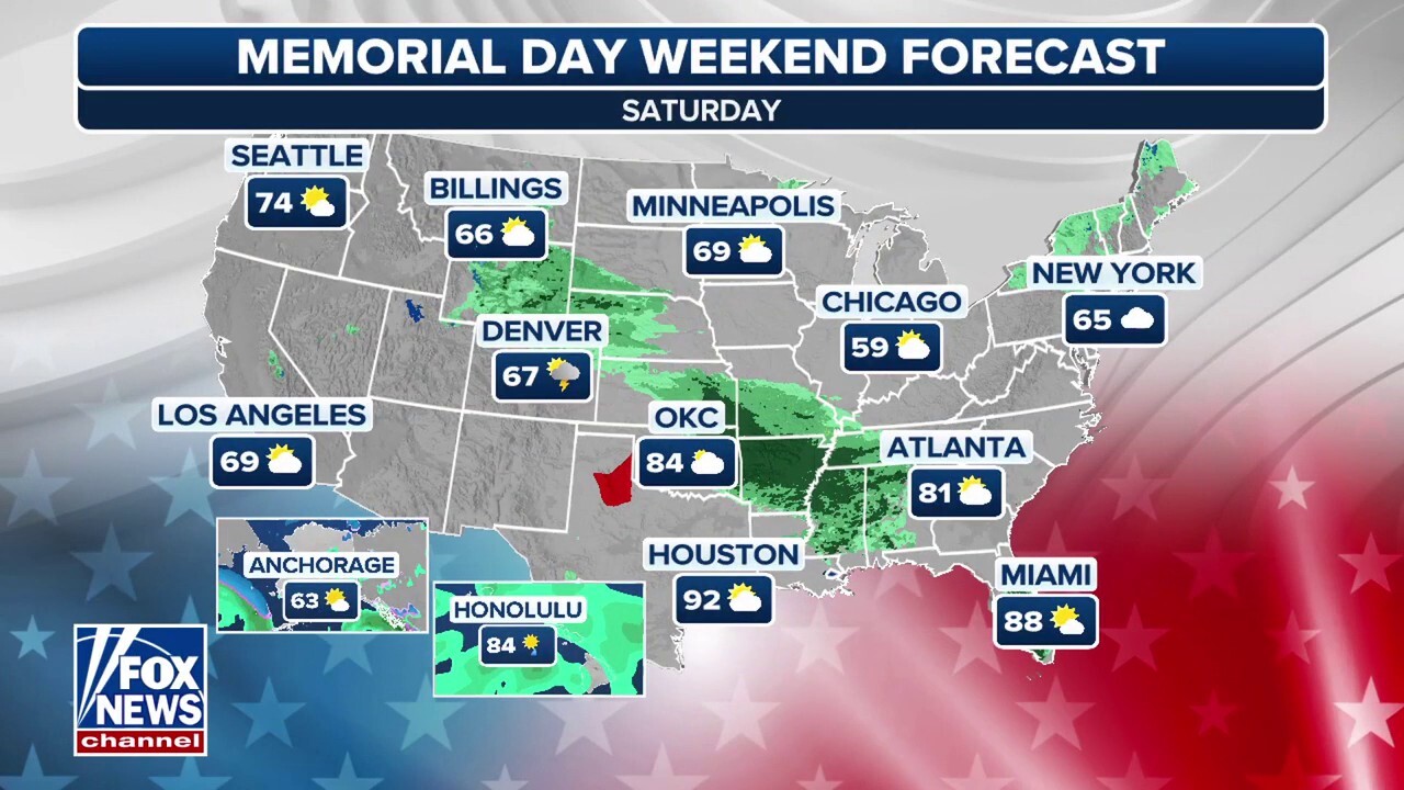 A look at the Memorial Day weekend forecast