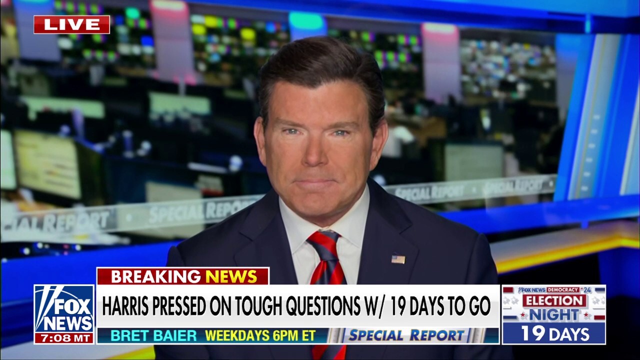 Bret Baier on 'contentious' Harris interview: She wanted a viral moment