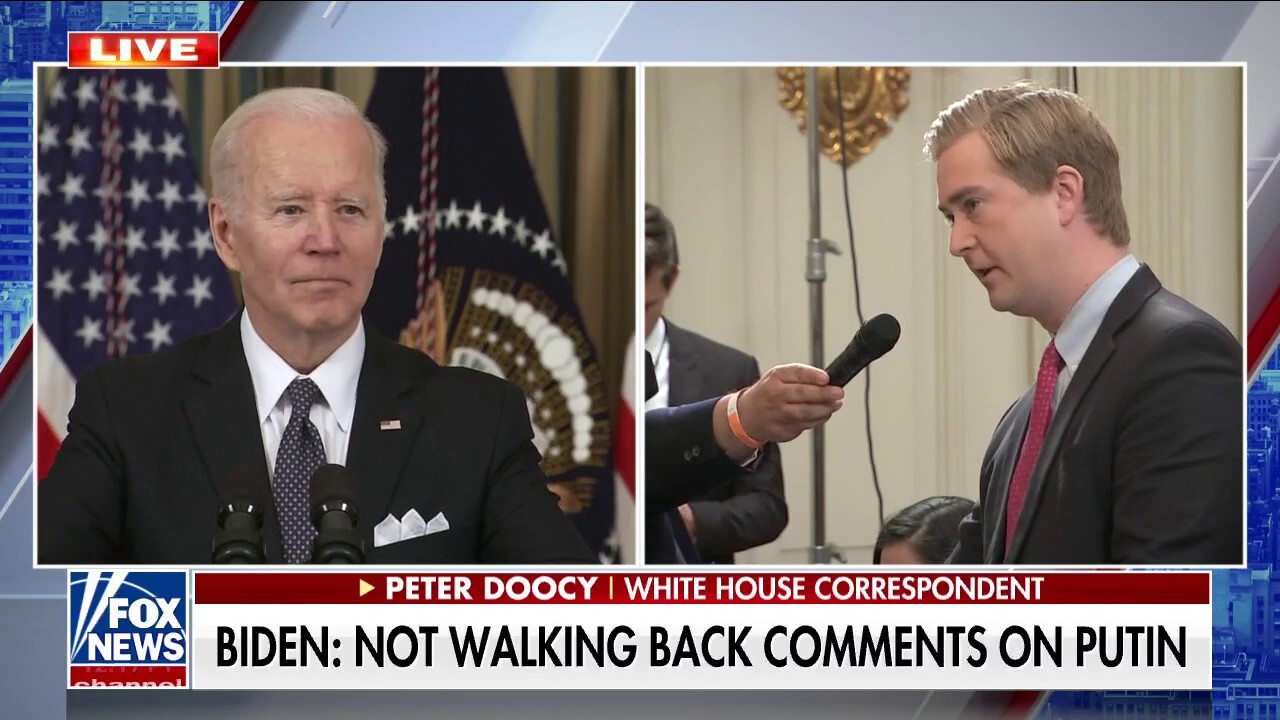 Biden asked about walk-backed comments