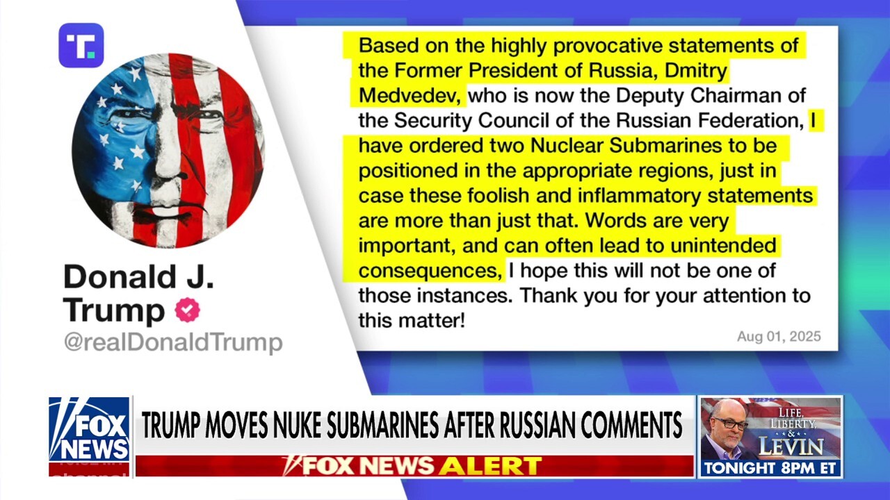 Trump is ‘engaging in deterrence’ amid increased Russia tension: Former NSC chief of staff