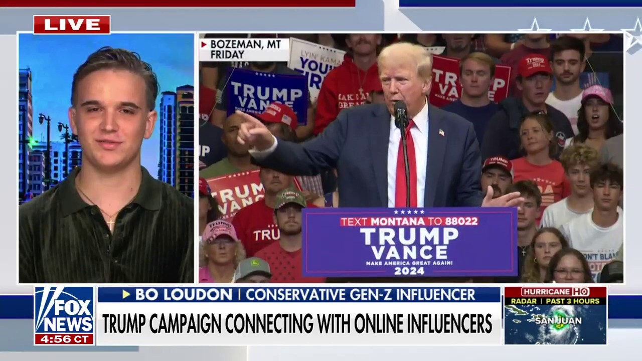 Trump campaign reels in support from Gen Z influencers 