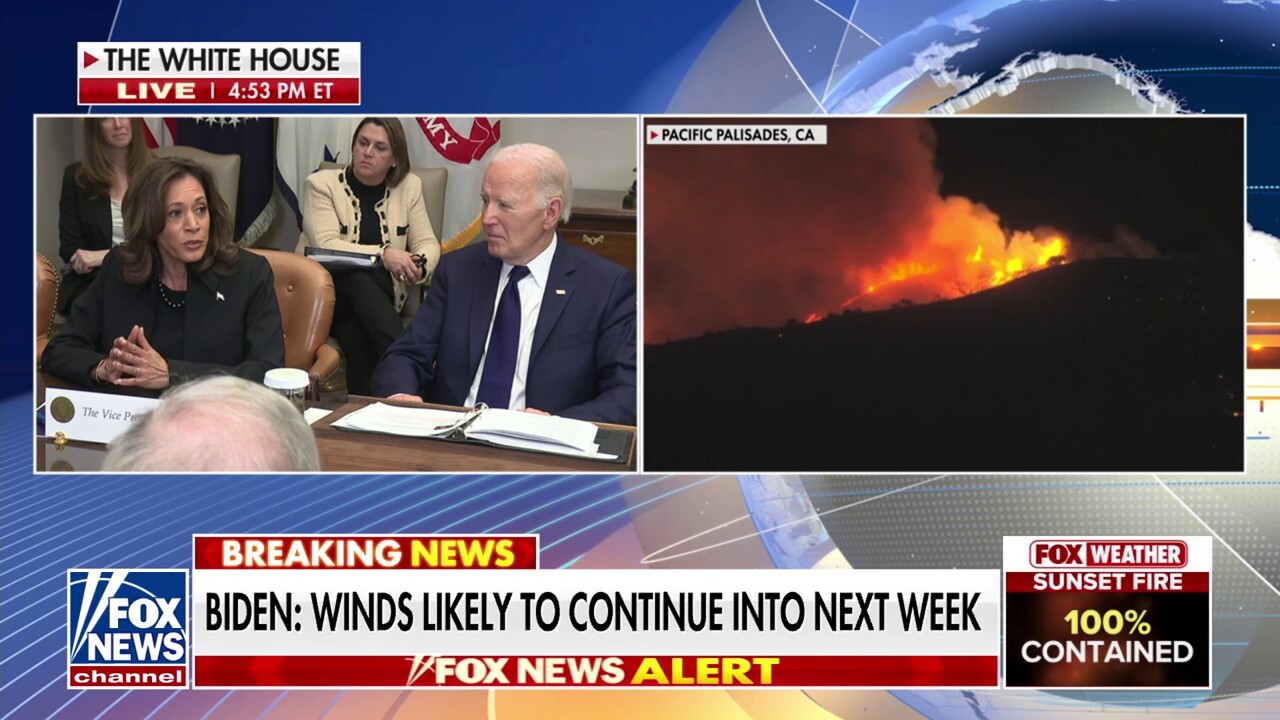 Biden announces federal government will cover ‘100% of the cost for 180 days’ towards wildfire recovery