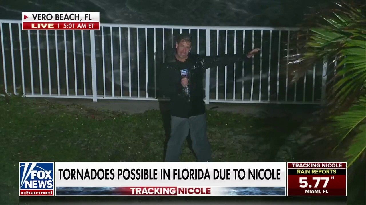 Nicole makes landfall in Florida as Category 1 hurricane