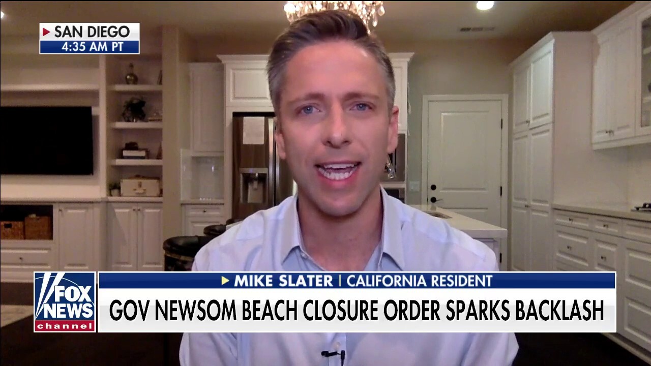 Radio talk show host reacts to CA beach closures