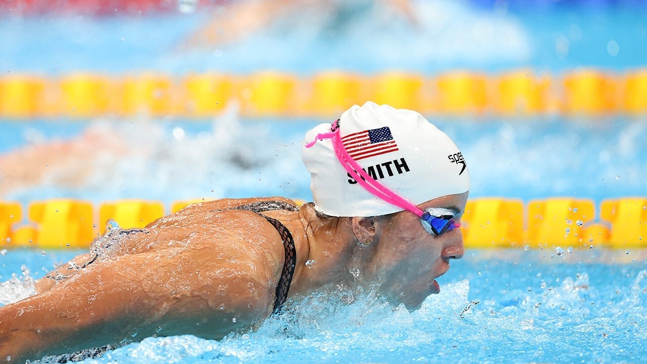 Olympic medalist Regan Smith wears USA swim cap with pride ahead of Paris